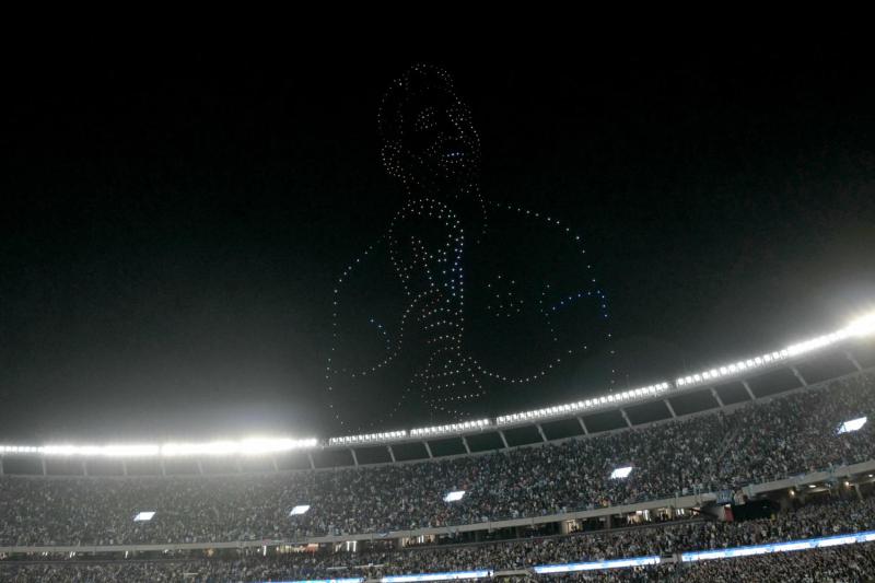 AFP - El show de drones en la despedida de Messi