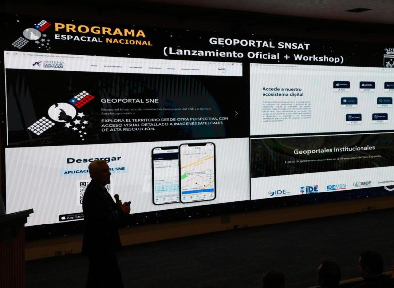 Gentileza - Lanzan nueva plataforma web y Geoportal del Sistema Nacional Espacial