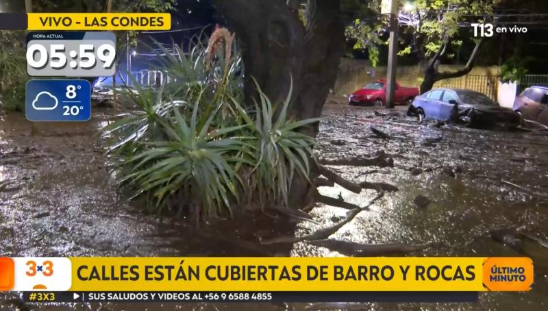 T13 - Aluvión en Las Condes