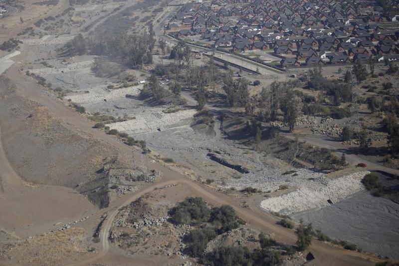 Piscinas de decantación quebrada de Macul - Agencia Uno