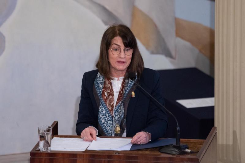 Agencia Uno - rectora de la Universidad de Chile, Alejandra Mizala