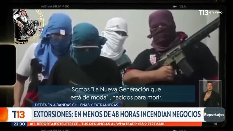 “Somos ‘La Nueva Generación’ que está de moda”: el amenazante video con que extorsionaban a comerciantes en Santiago