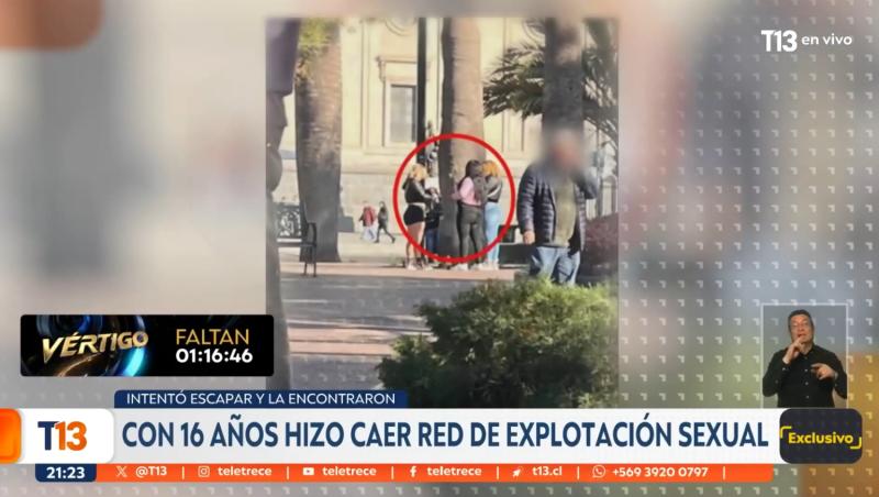 T13 - Menor explotada sexualmente en Chile