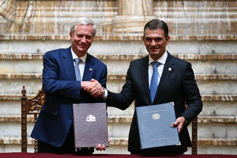 AFP- Presidentes Kast y Paz firmaron declaración conjunta