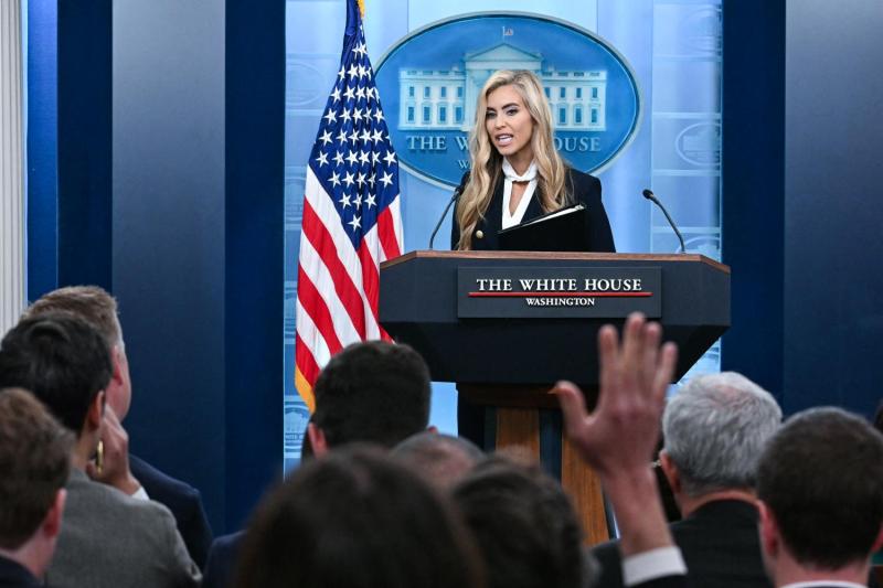 AFP - Portavoz de la Casa Blanca Katie Zacharia