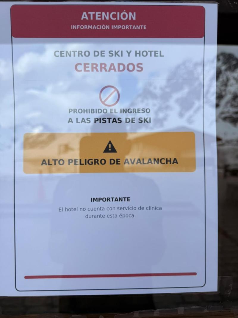 Cedida - Centro de Ski confirma que tragedia ocurrió fuera del área esquiable habilitada