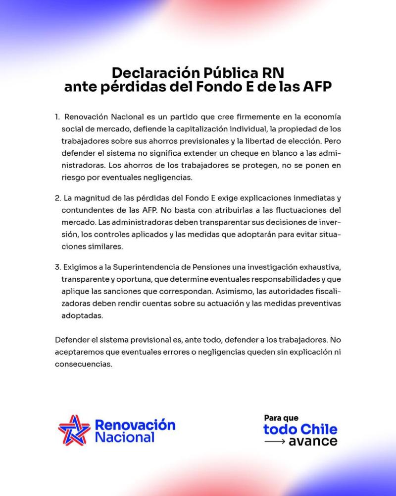 Declaración Pública RN