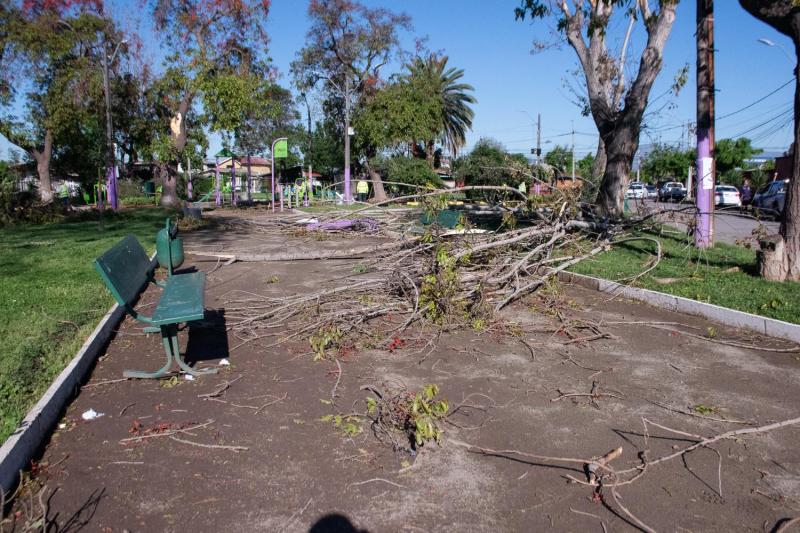 Agencia Uno - "Gustnado" en Estación Central
