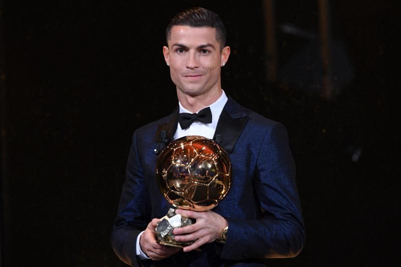 AFP - Cristiano Ronaldo, ganador del Balón de Oro en 2017