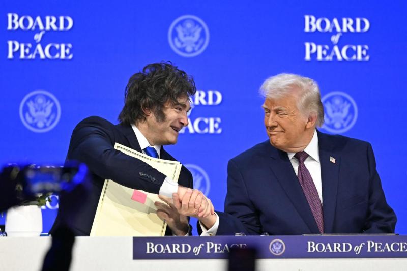 AFP - Javier Milei y Donald Trump