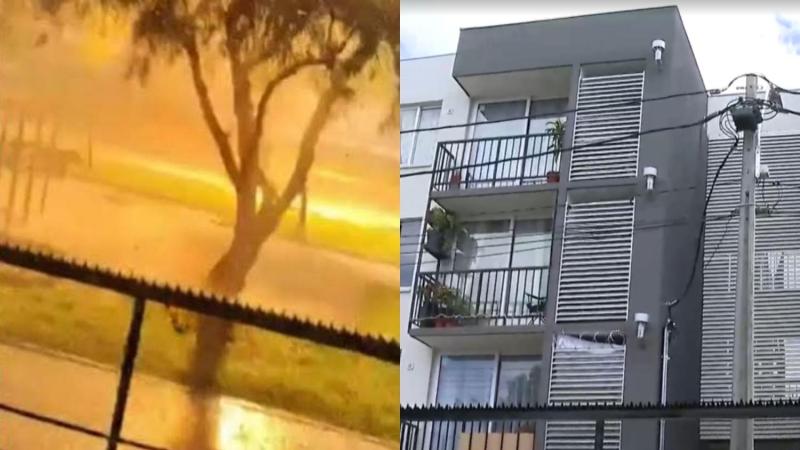 T13 - “Sonó como una bomba”: rayo que impactó poste en La Pintana dañó electrodomésticos de seis departamentos y estiman pérdidas millonarias