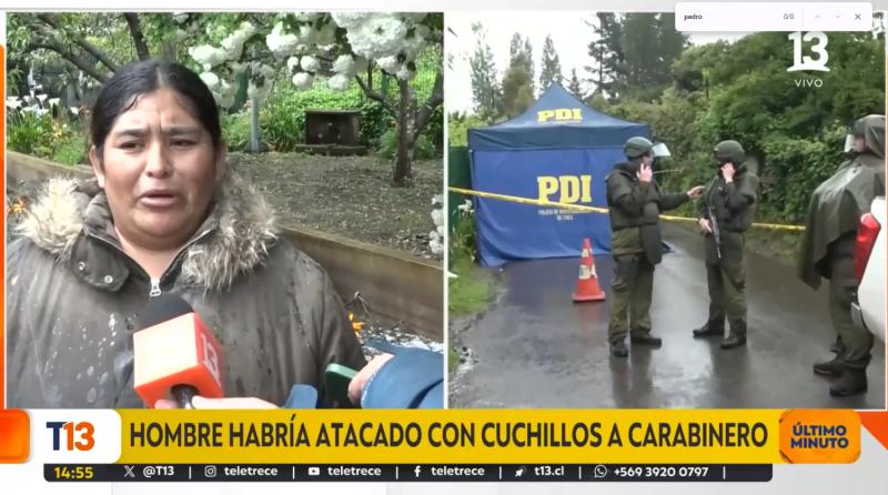 T13 - Familia de hombre que murió y había sido denunciado por VIF