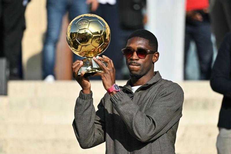 Ousmane Dembélé, ganador del Balón de Oro 2025 - AFP