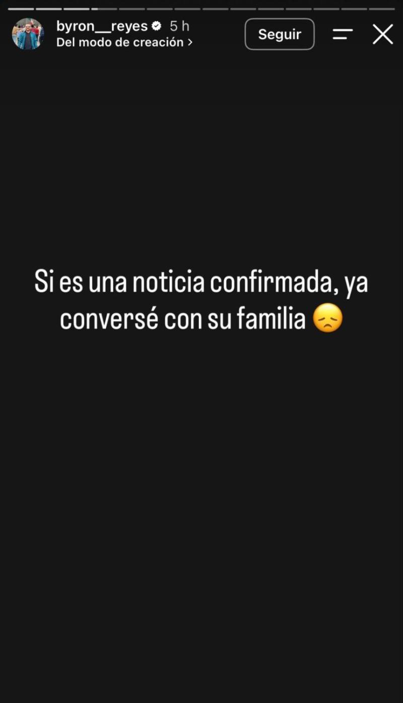 Instagram - Byron Reyes, representante de Komanche