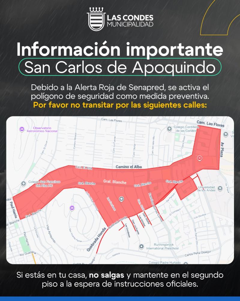 Municipalidad de Las Condes - El polígono de seguridad