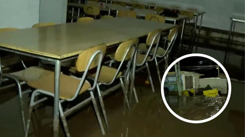 T13 - “Ahora sí que nos dejó sin colegio”: aluvión arrasa con establecimiento de Lo Barnechea que atiende a niños con necesidades educativas especiales