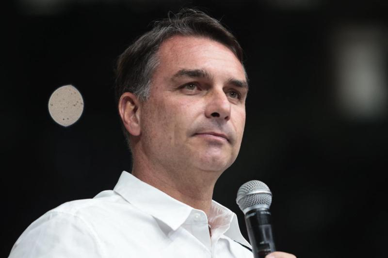AFP - Candidato Flávio Bolsonaro