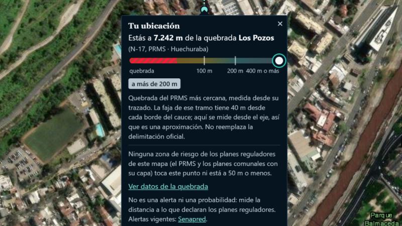 Así funciona la plataforma para ver si estás en una zona de riesgo - Traza Urbana