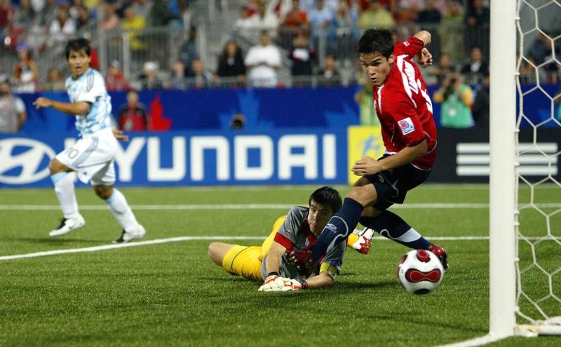 Nicolás Larrondo en 2007 - AFP