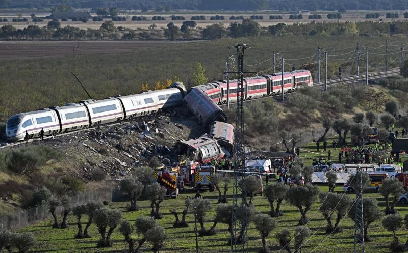 Los audios de los maquinistas antes del fatal accidente en España - AFP