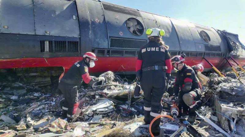 Los audios de los maquinistas antes del fatal accidente en España - AFP