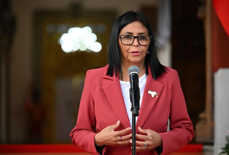 Delcy Rodríguez anuncia elecciones en Venezuela - AFP