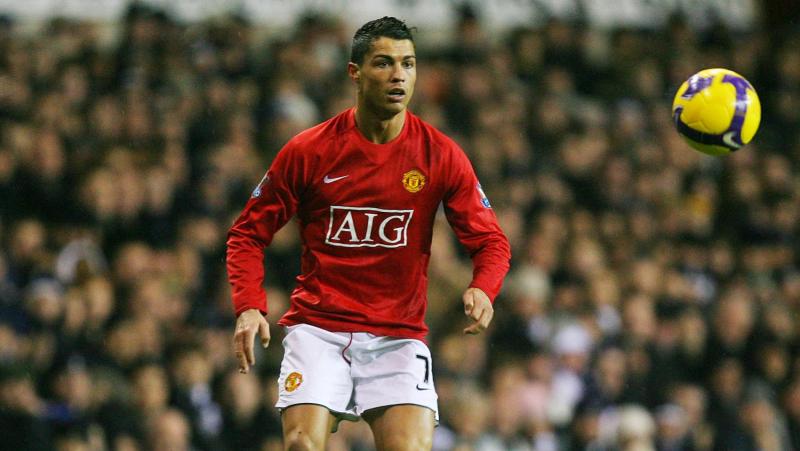 Cristiano Ronaldo en 2008 - AFP