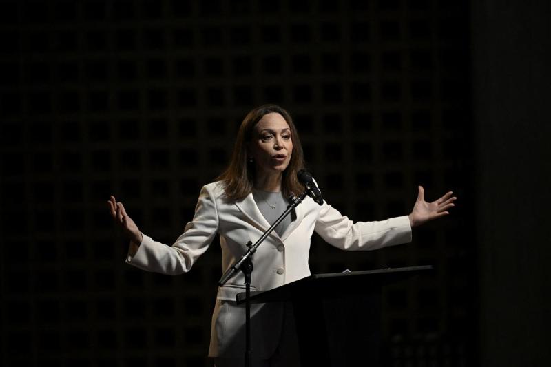 María Corina Machado niega contacto por Delcy Rodríguez - AFP