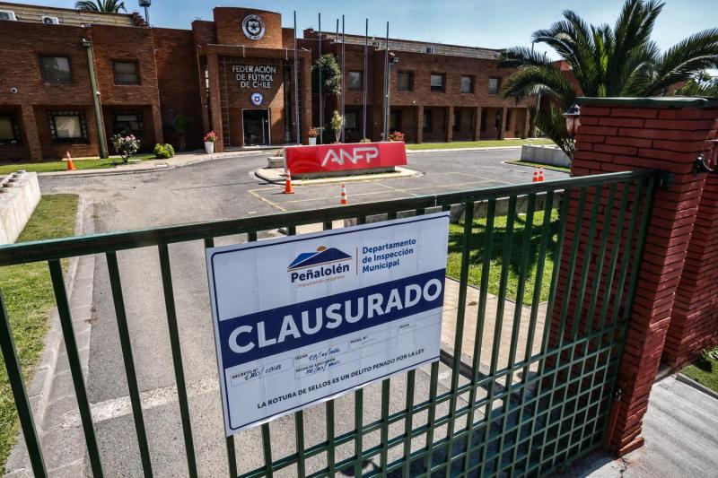 Clausura de sede de la ANFP - Photosport