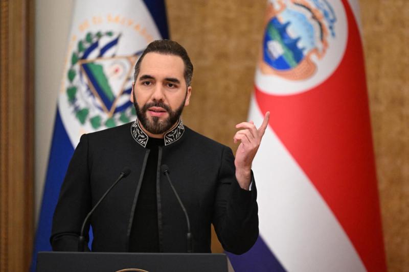 AFP - Presidente de El Salvador, Nayib Bukele