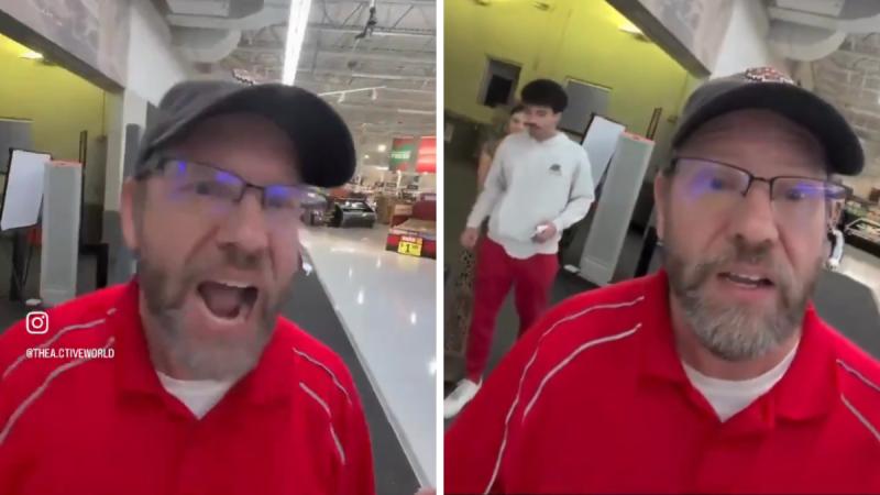 Trabajador de supermercado explotó tras sufrir cruel broma en EE.UU - X @americapapabear