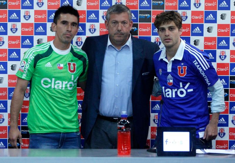Miguel Jiménez y Maxi Rodríguez fueron algunos de los refuerzos de la temporada 2015 de Universidad de Chile