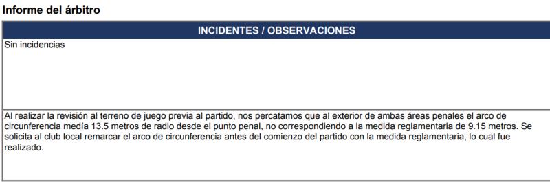 Por lo menos, hubo voluntad de corregir la situación con el pintado del césped