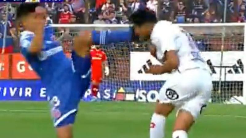 La dura patada de Morales en el duelo ante La Serena