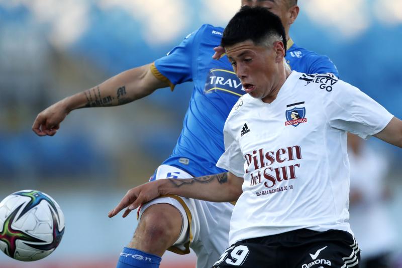 Francisco García en su debut con Colo Colo