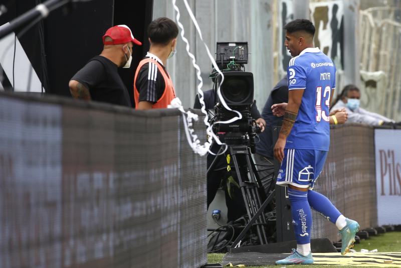Camilo Moya expulsado ante Colo Colo