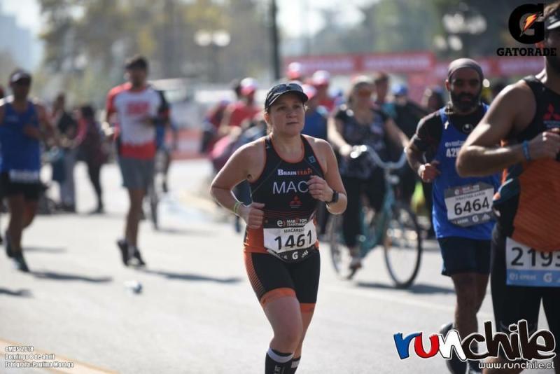 Macarena Larraín antes del Accidente Cerebro Vascular que tuvo en 2019.