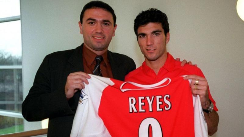 Francis Cagigao y José Antonio "La Perla" Reyes en el Arsenal.