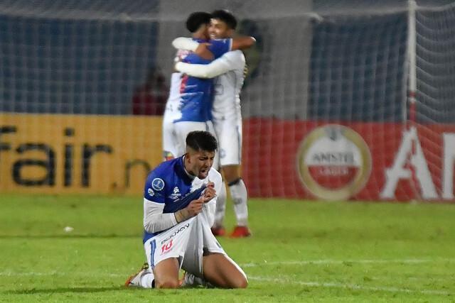 Celebración de Antofagasta ante Goianiense.