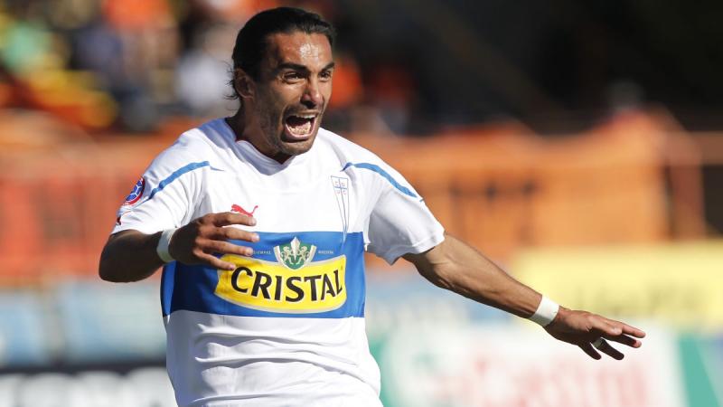 Juan Eluchans anotó 11 goles con la camiseta cruzada