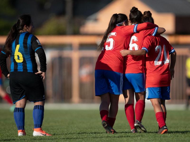 Chile sub-20 femenino celebración