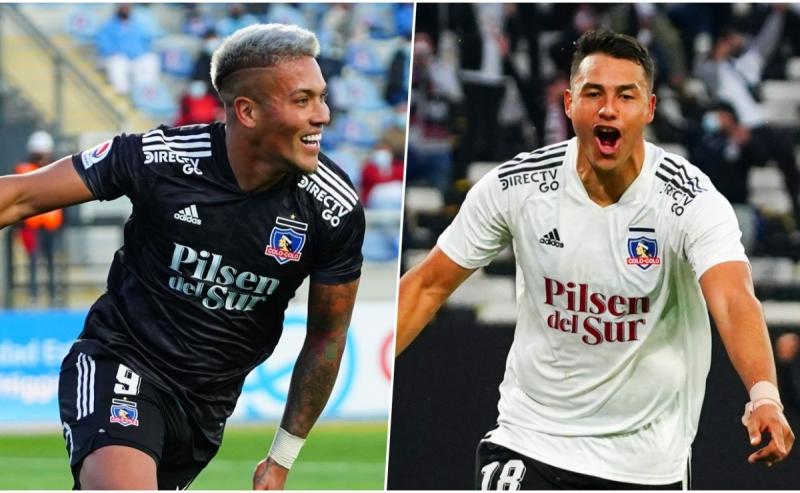 Javier Parraguez e Iván Morales en Colo Colo