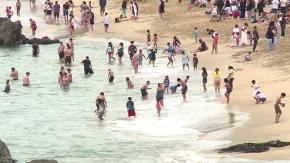 Viña del Mar recibe el verano 2026 con playas llenas pese al clima fresco y lloviznas