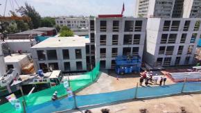 Viviendas sociales en La Cisterna se construyen con innovadora tecnología 3D