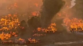 "Remolinos de fuego": así vivieron vecinos de Puente Alto el incendio en la Papelera