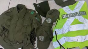 Consiguieron placas y uniformes por Internet: Detienen a banda que suplantaba a Carabineros para cometer robos
