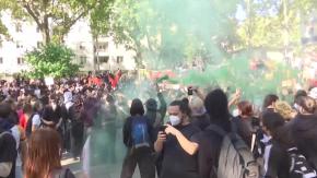 Tras semanas de protestas: Furia estudiantil se toma las calles de Francia