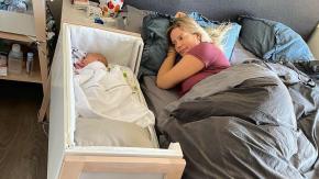 Javiera Acevedo y sus primeros días como mamá: "Cuando la guagua te mira, todo cobra sentido"
