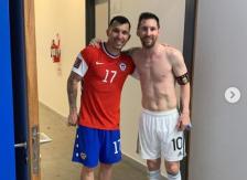 Gary Medel supera su conflicto "con el extraterrestre" Lionel Messi y sube foto a Instagram