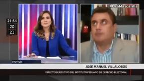 Fuerte sismo en Perú: Cámaras captaron instante en que periodista realizaba entrevista en vivo Fuerte sismo en Perú: Cámaras captaron instante en que periodista realizaba entrevista en vivo